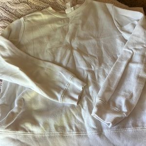 literally just a white sweater!